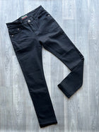 Black Plain Men's Slim Fit Jeans