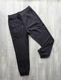 Black Plain Detailed Men's Sweatpants