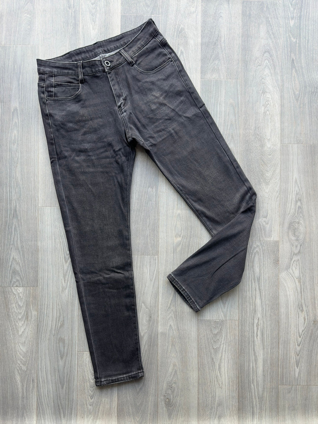 Black Faded Men's Slim Fit Jeans