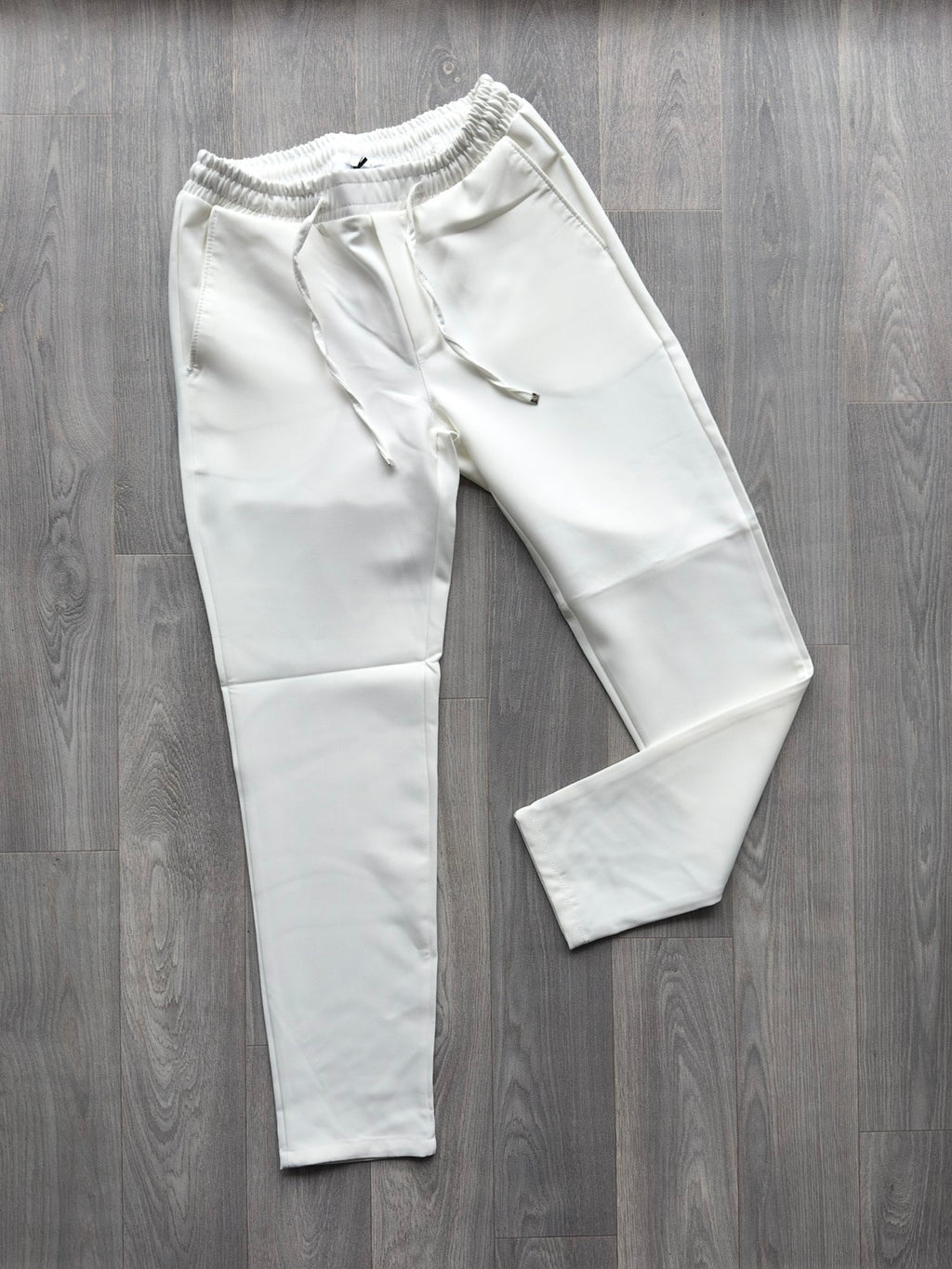 White Men's Drawstring Pants