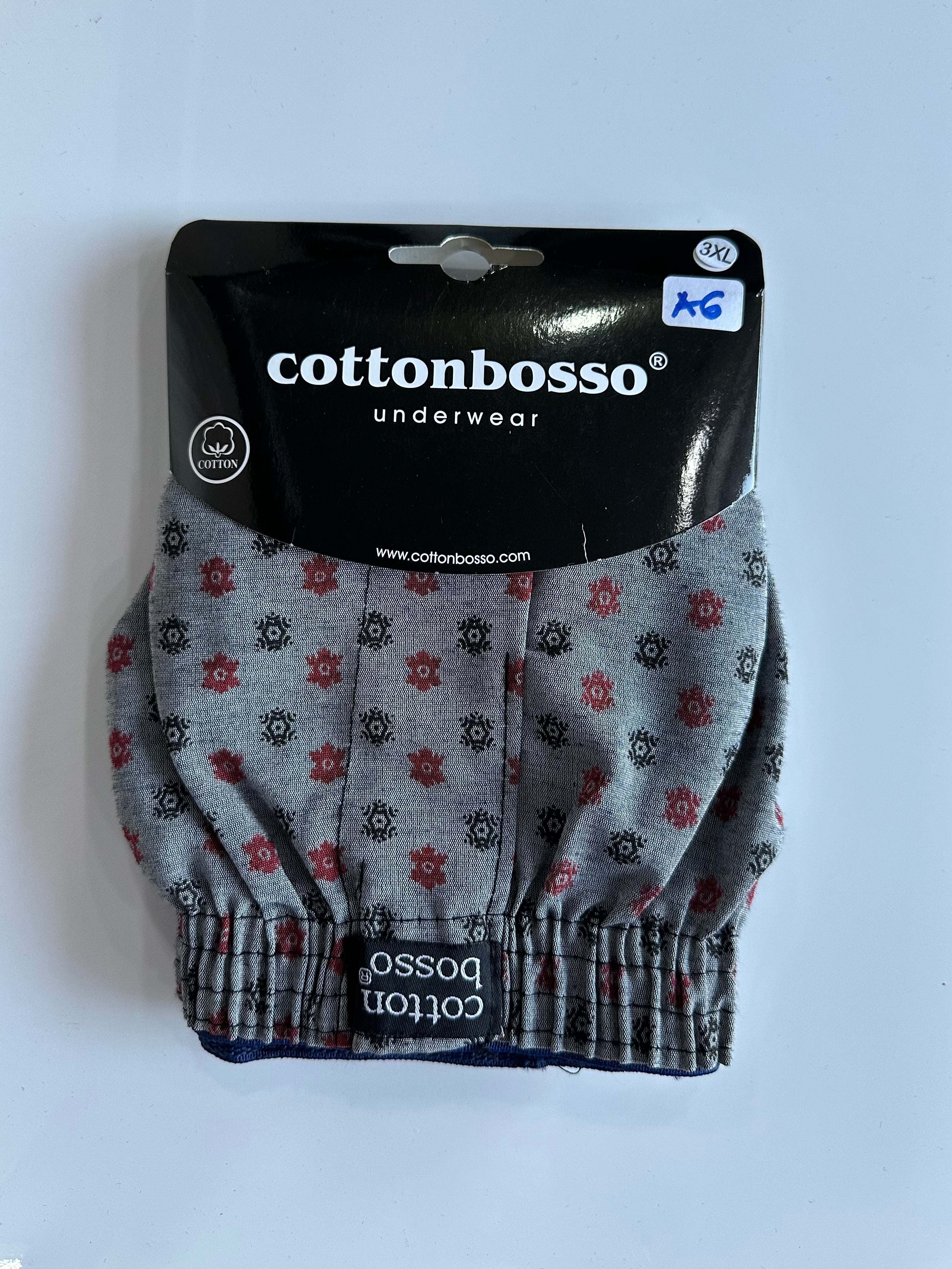 Men’s Boxer Shorts (Size 3XL- Waist Size 40) - Code A6