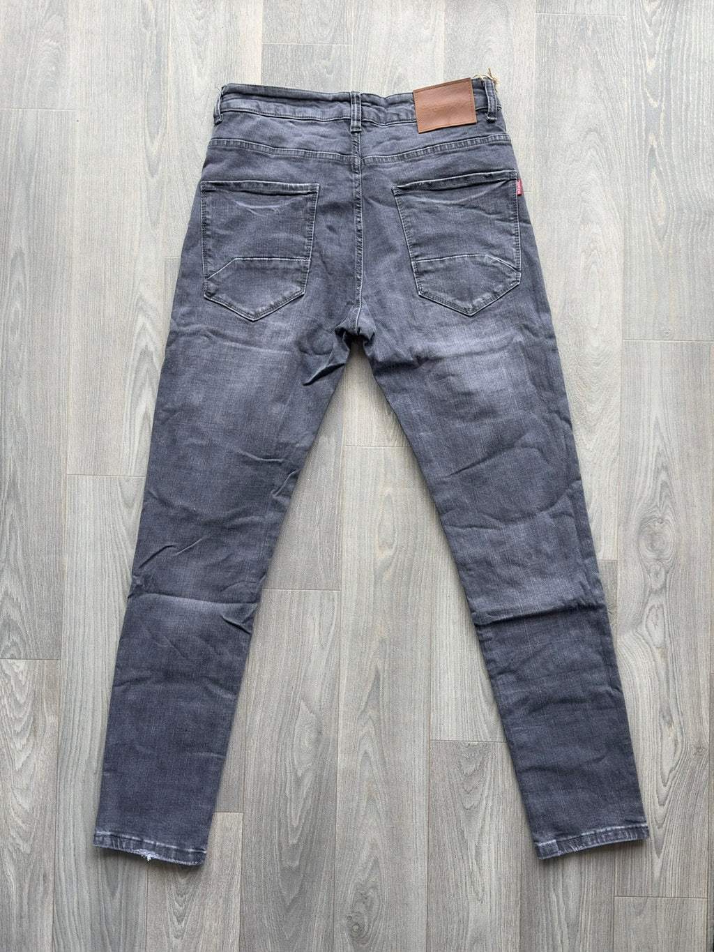 Grey Faded Men's Slim Fit Jeans