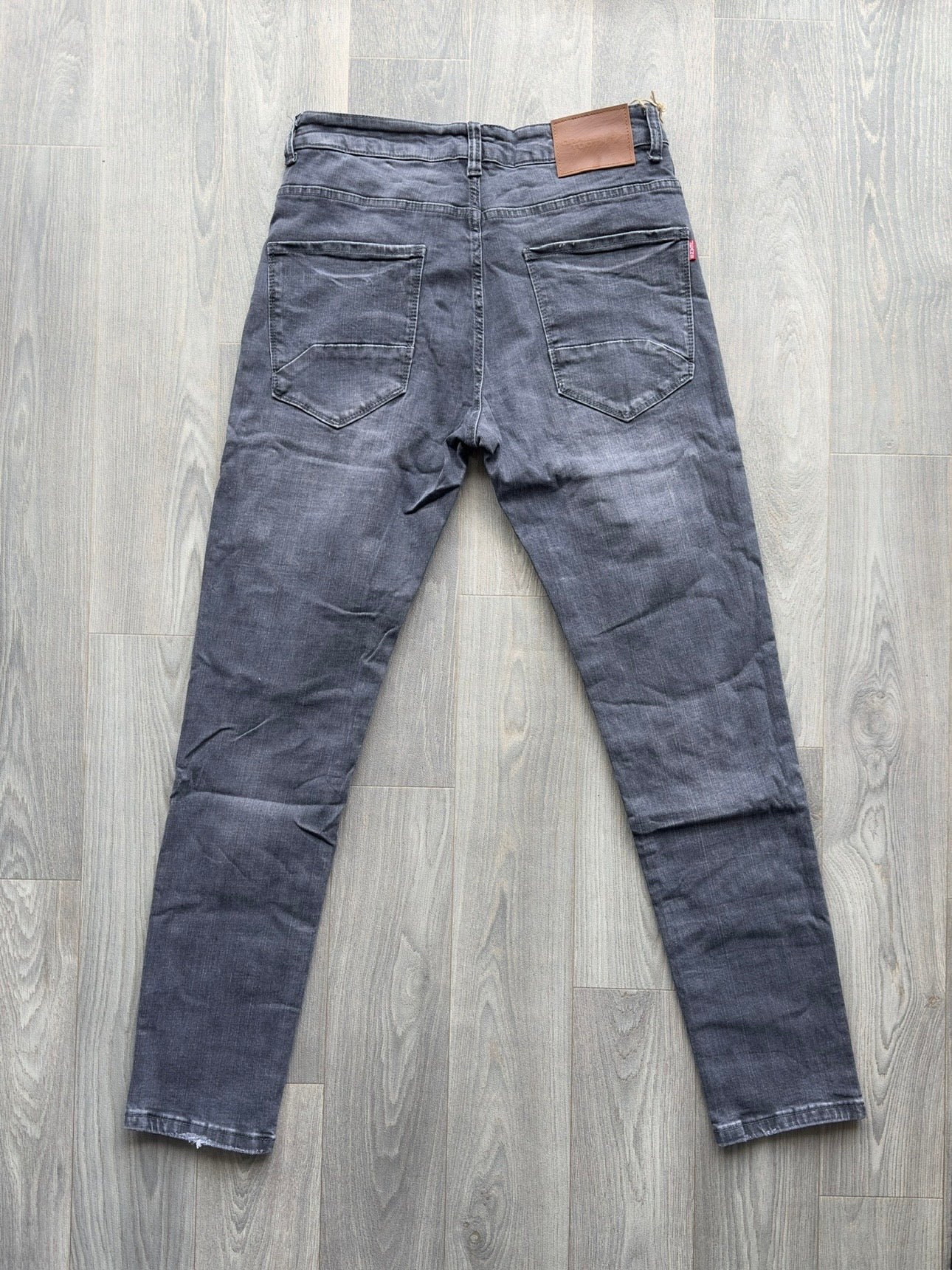 Grey Faded Men's Slim Fit Jeans