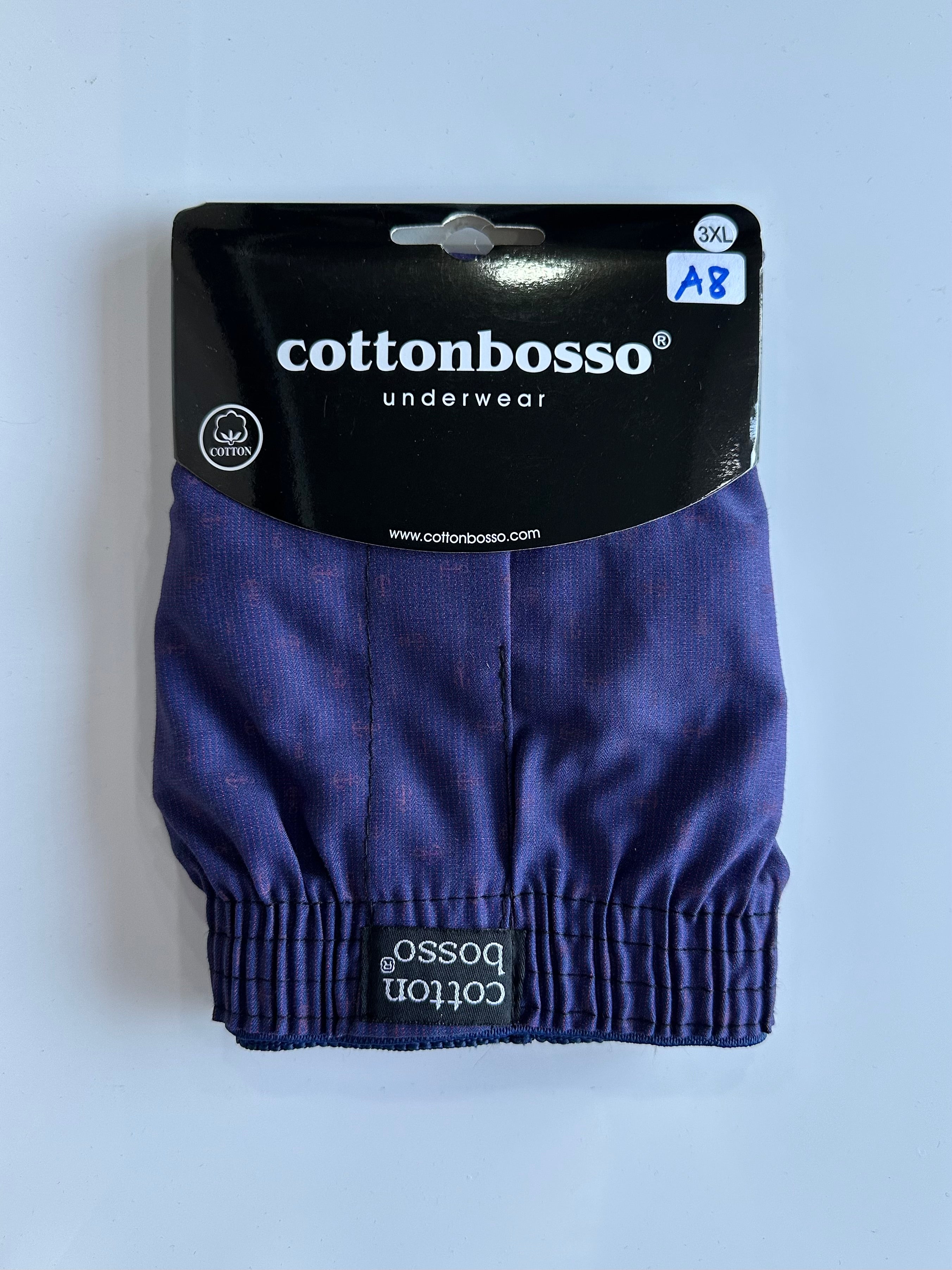 Men’s Boxer Shorts (Size 3XL- Waist Size 40)- Code A8