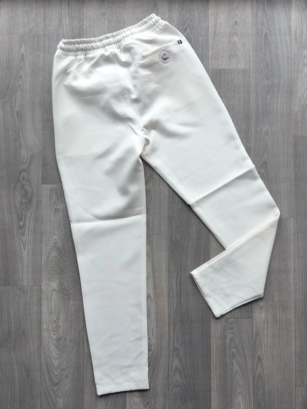 White Men's Drawstring Pants