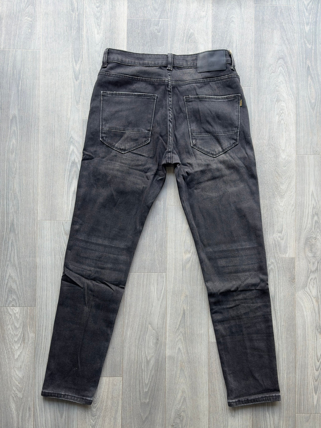 Black Faded Men's Slim Fit Jeans