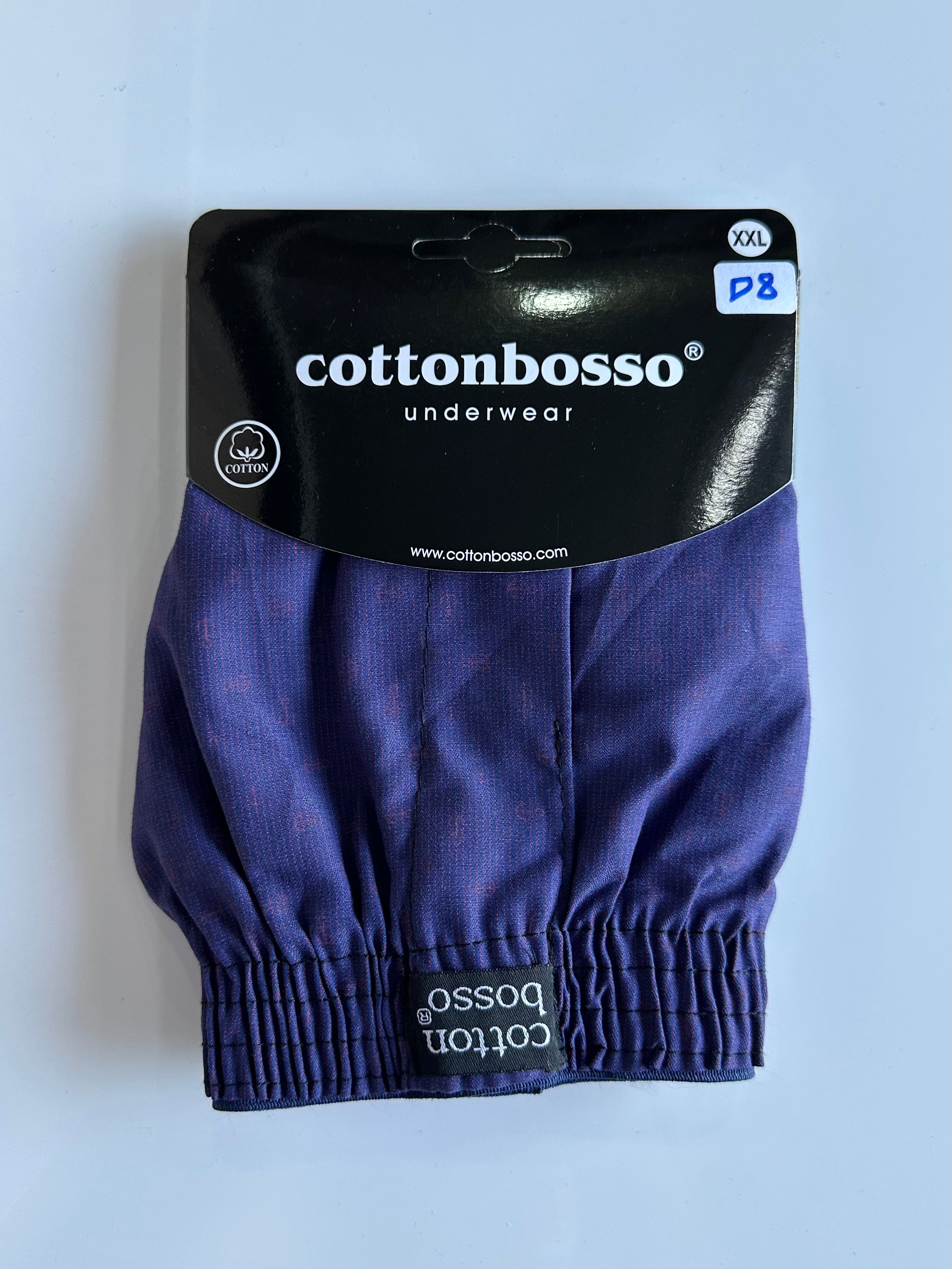 Men’s Boxer Shorts (Size 2XL- Waist Size 38)- Code D8