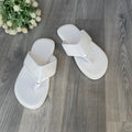 White Scale Pattern Men's Sandals