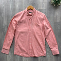 Peach Longsleeve Casual Men's Shirt