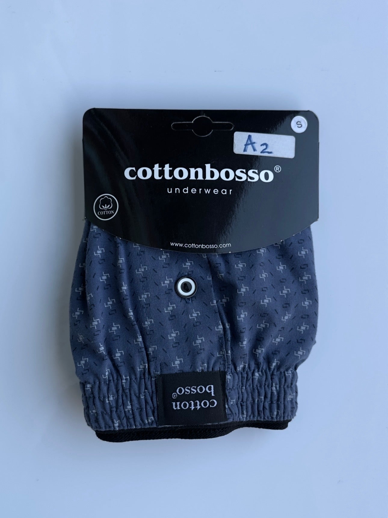 Button Men's Boxer Shorts - Small Size - Code A2