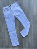 White Plain Men's Slim Fit Jeans