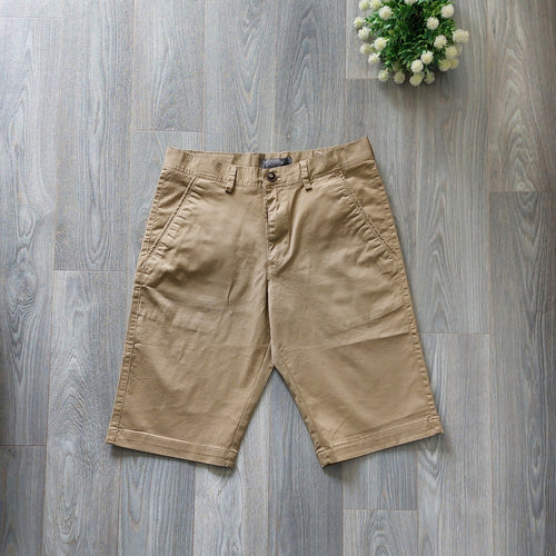 Men's Beige Chino / Khaki Shorts from fireqasi