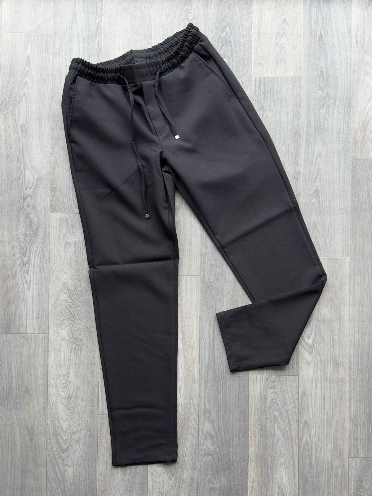 Men's Black Drawstring Pants fireqasi