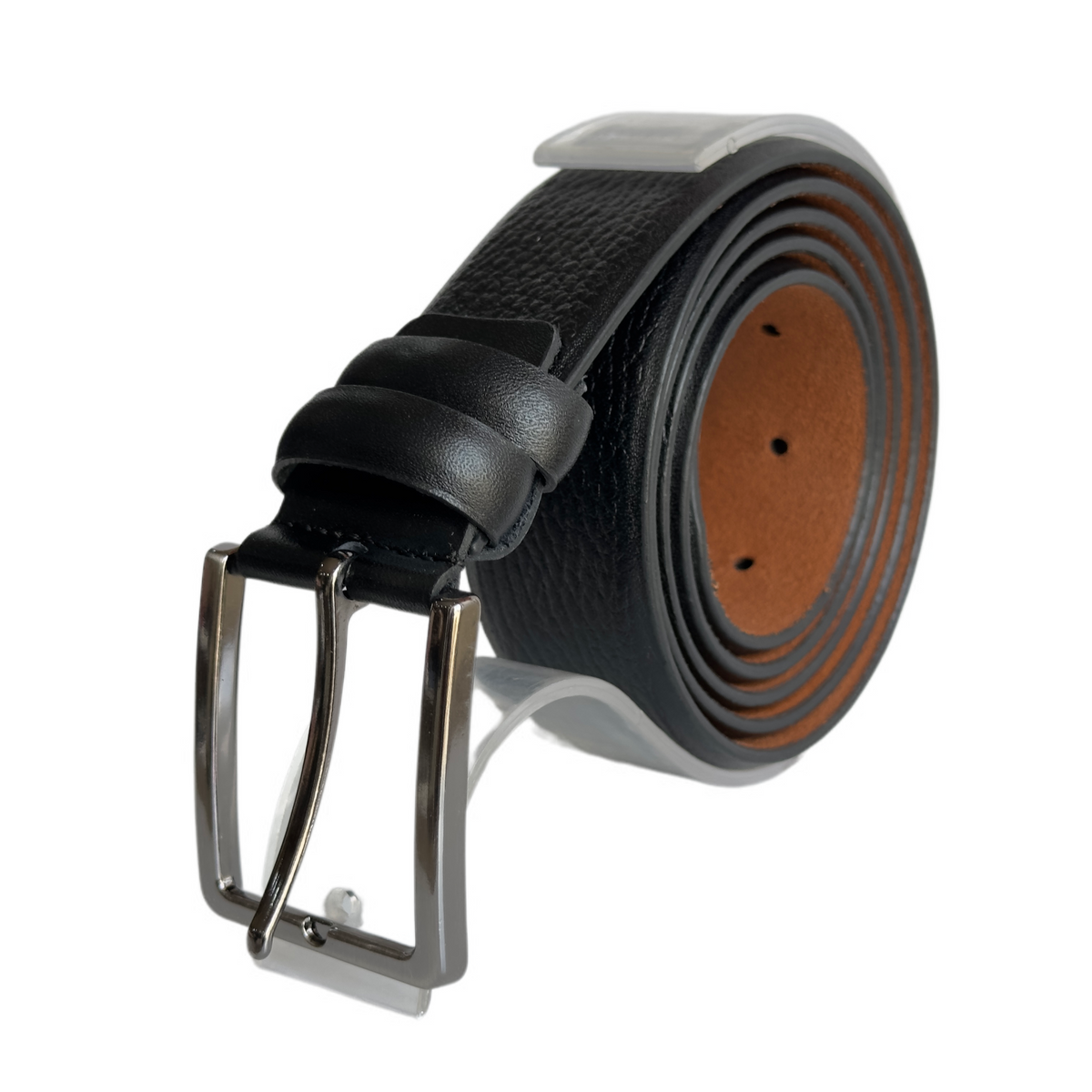 Men's Black Leather Belt from fireqasi