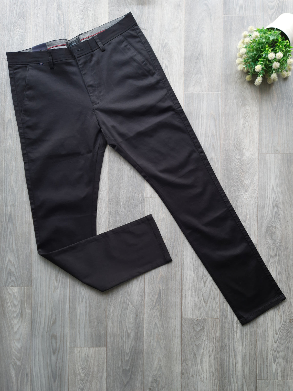 Men's Black Slim Fit Chino/ Khaki Pants from fireqasi