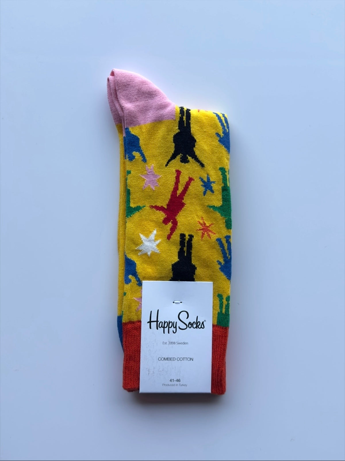 Men's Happy Sock Combed Cotton From Fireqasi code 24