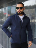 men's navy blue lighweight jacket from fireqasi