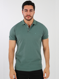 Light Green Plain Men's Polo Tshirt