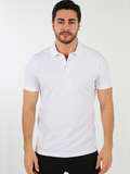 White Plain Men's Polo Tshirt